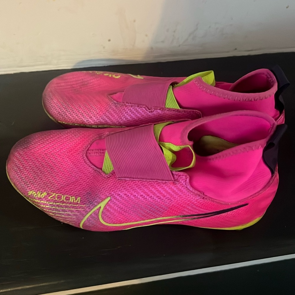 Nike Pink Mercurial Air zoom soccer cleats